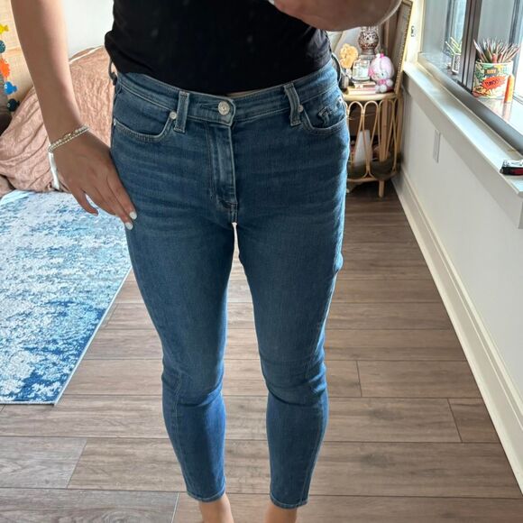 Seven for all mankind luxe vintage high waisted ankle skinny jeans size 28 - Picture 1 of 5